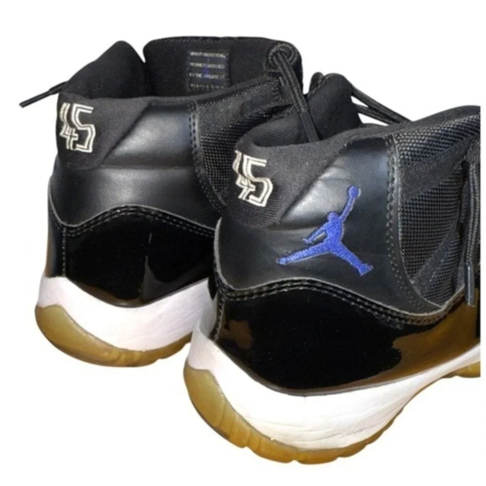 Jordan 11 Retro Space Jam 45 Mens 11 Pre-Owned Sneakers‎ Black 378037-003 Shoes